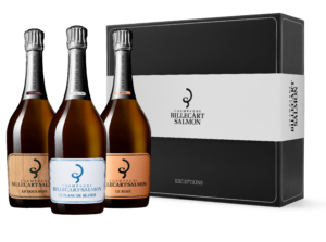 Billecart-Salmon Coffret d’Exception met Le Rosé, Le Blanc de Blancs Grand Cru en Le Sous Bois