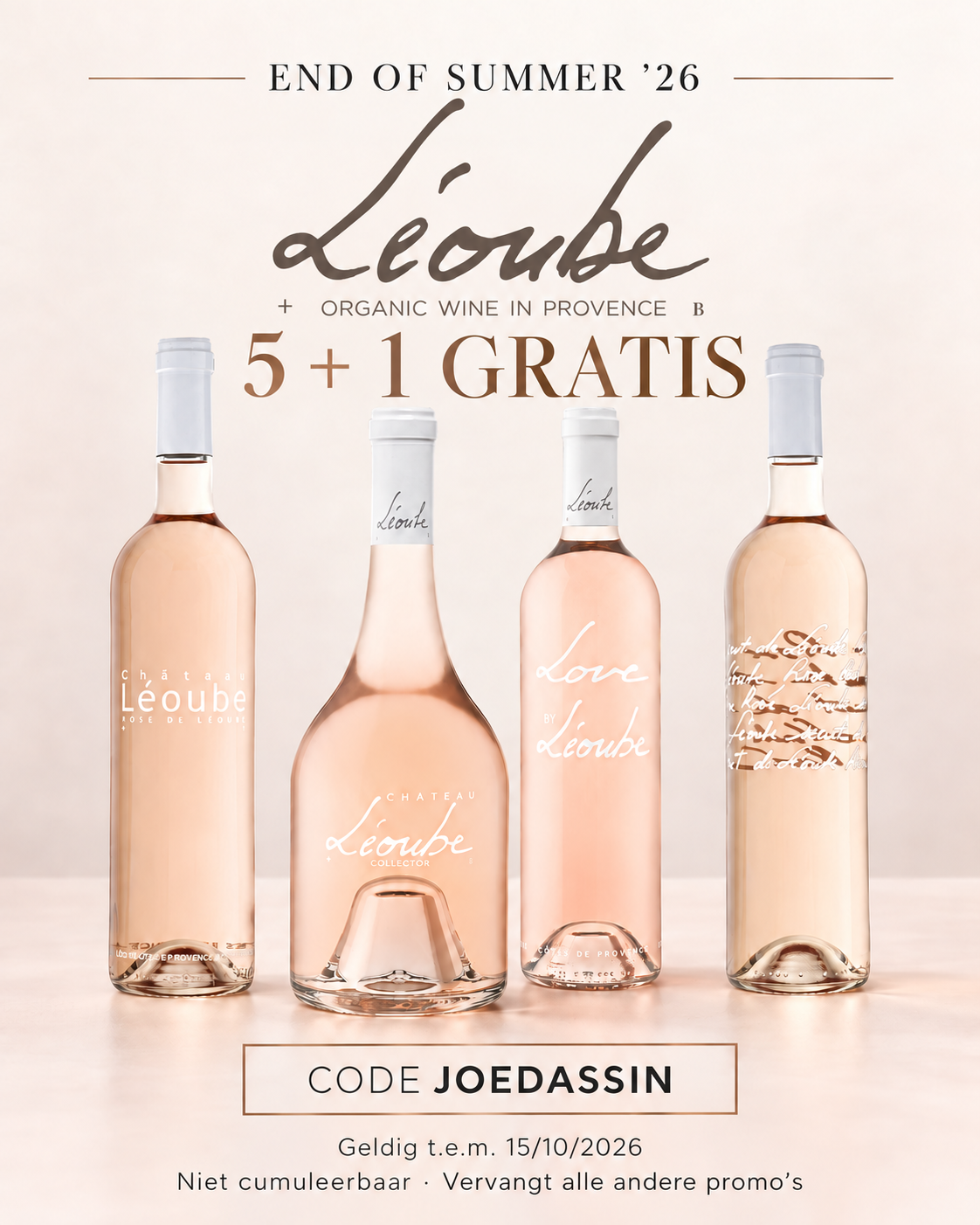 Léoube End of Summer 2026 – 5 + 1 gratis