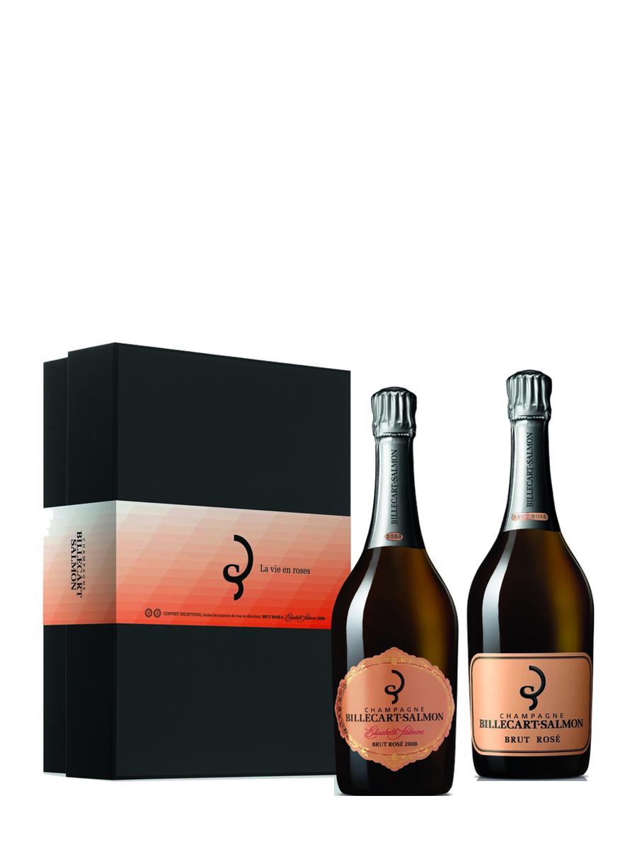 La Vie En Roses - Elisabeth Salmon 2008 & Brut Rosé - etui - Coffret