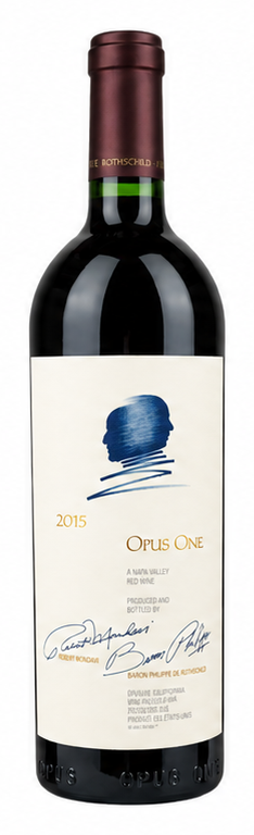 Opus One 2015 — 75 cl — crèmekleurig etiket